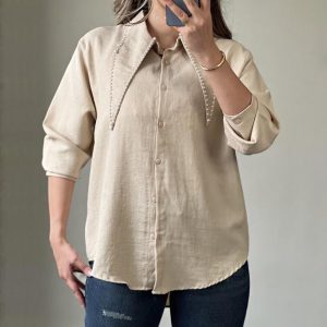 شومیز لینن دخترانه و زنانه