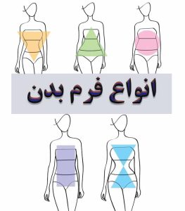 انوع مختلف از فرم بدن