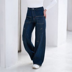 شلوار بگ جین