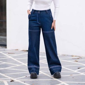 شلوار بگ جین ترند